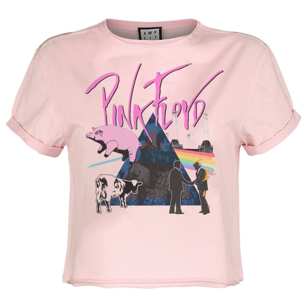 Amplified Kvinnor/Damer The Greats Pink Floyd Crop Top
