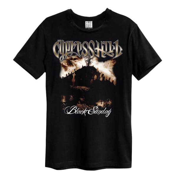 Amplified Unisex vuxen Black Sunday Cypress Hill T-Shirt Black M Amplified Unisex vuxen Black Sunday Cypress Hill T-Shirt Black M