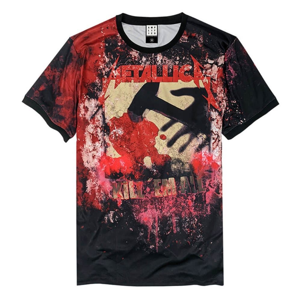 Amplified Unisex vuxen Kill Em All Sub Metallica T-Shirt