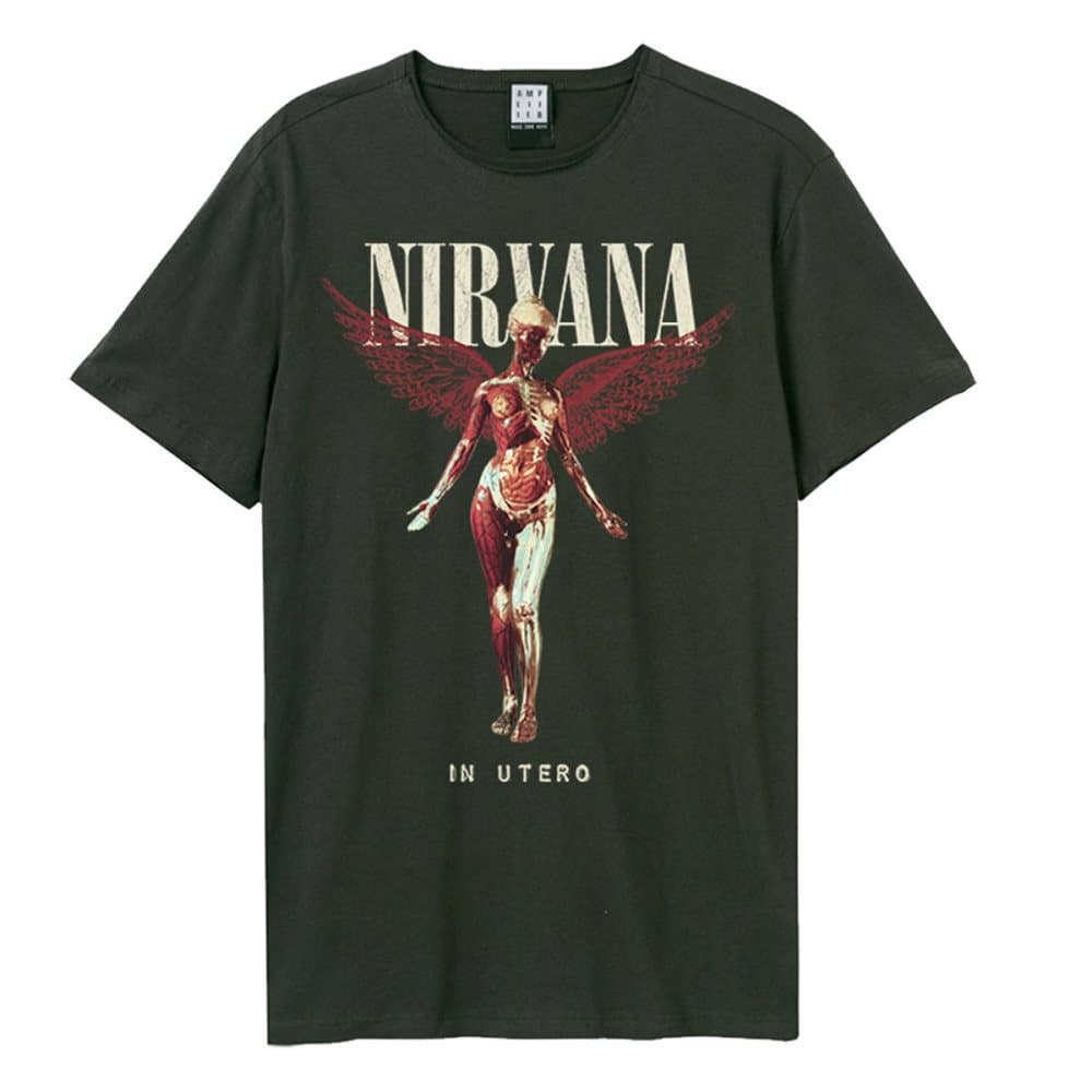 Amplified Unisex vuxen In Utero Nirvana T-Shirt