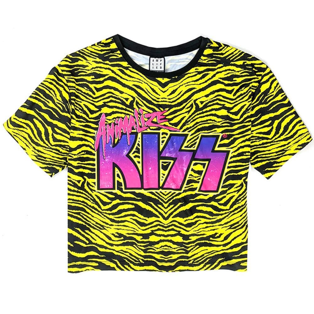 Amplified Kvinnor/Damer Animalize Kiss Crop Top
