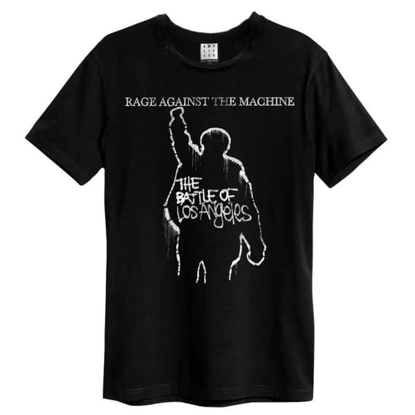Amplified Unisex Adult Battle Of LA Rage Against The Machine T-Shirt