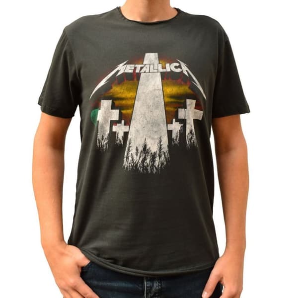 Amplified Unisex Adult Master Of Puppets Revamp Metallica T-Shirt