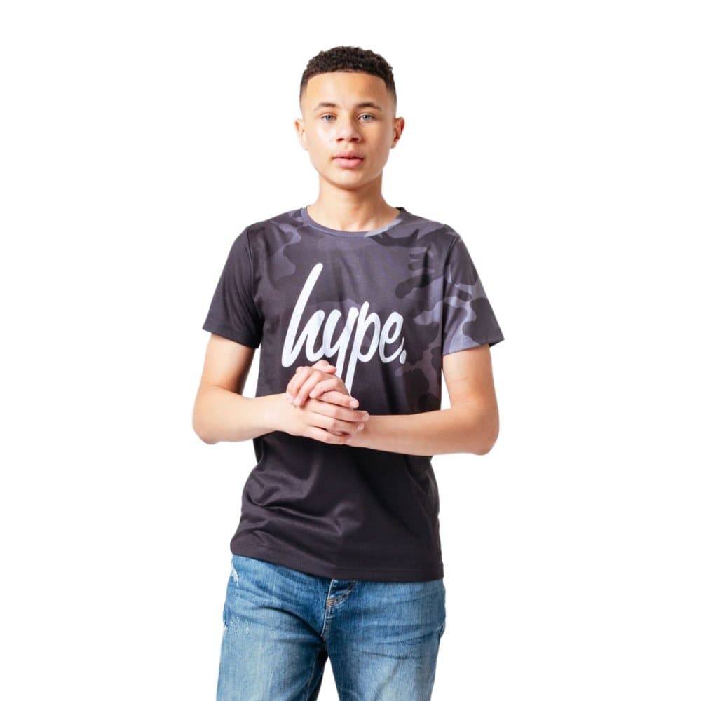 Hype Boys Camo Fade Vertical T-Shirt