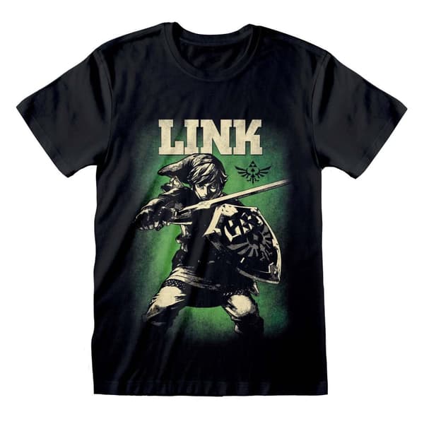 The Legend Of Zelda Unisex T-shirt med link til voksne