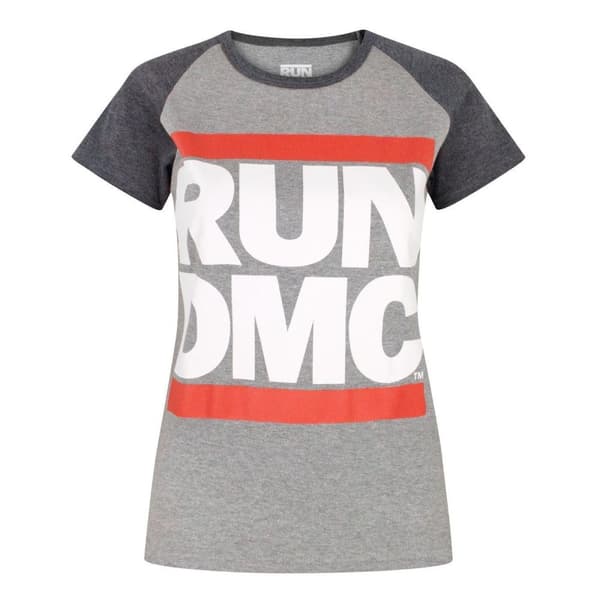Run DMC Womens/Ladies Logo Raglan T-Shirt