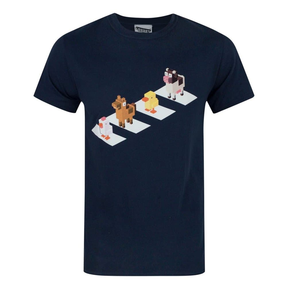 Crossy Road Mens officiella tecken Crossing T-Shirt