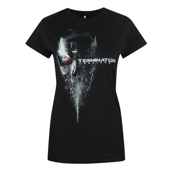 Terminator Womens/Ladies Genisys Logo T-Shirt Black XL