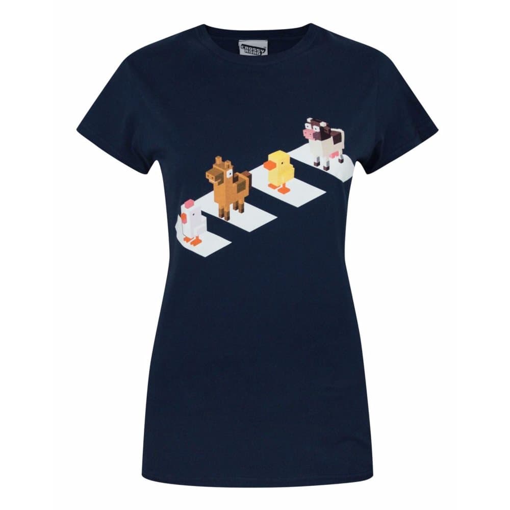 Crossy Road Womens/Ladies officiell karaktär Crossing T-Shirt