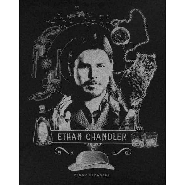 Penny Dreadful Official Mens Ethan Chandler T-Shirt