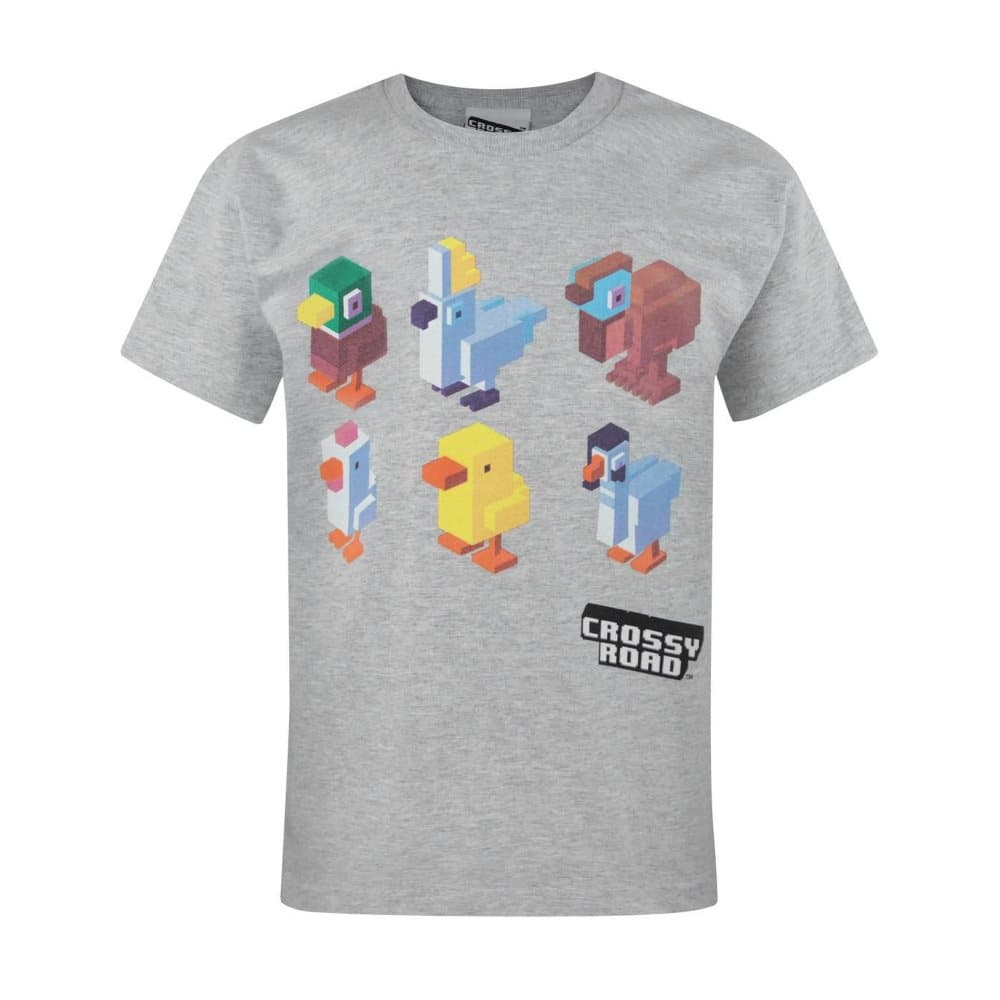 Crossy Road Childrens/Boys Official Character Design kortärmad T-shirt för barn och pojkar