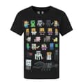 Miniatyrbillede 1 af 4: Minecraft Officiel T-shirt med Sprites-figurer til drenge