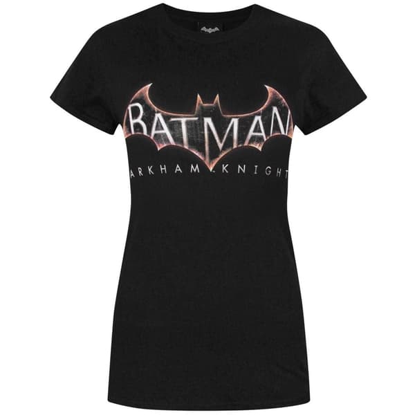 Batman Womens/Ladies Arkham Knight Logo T-Shirt