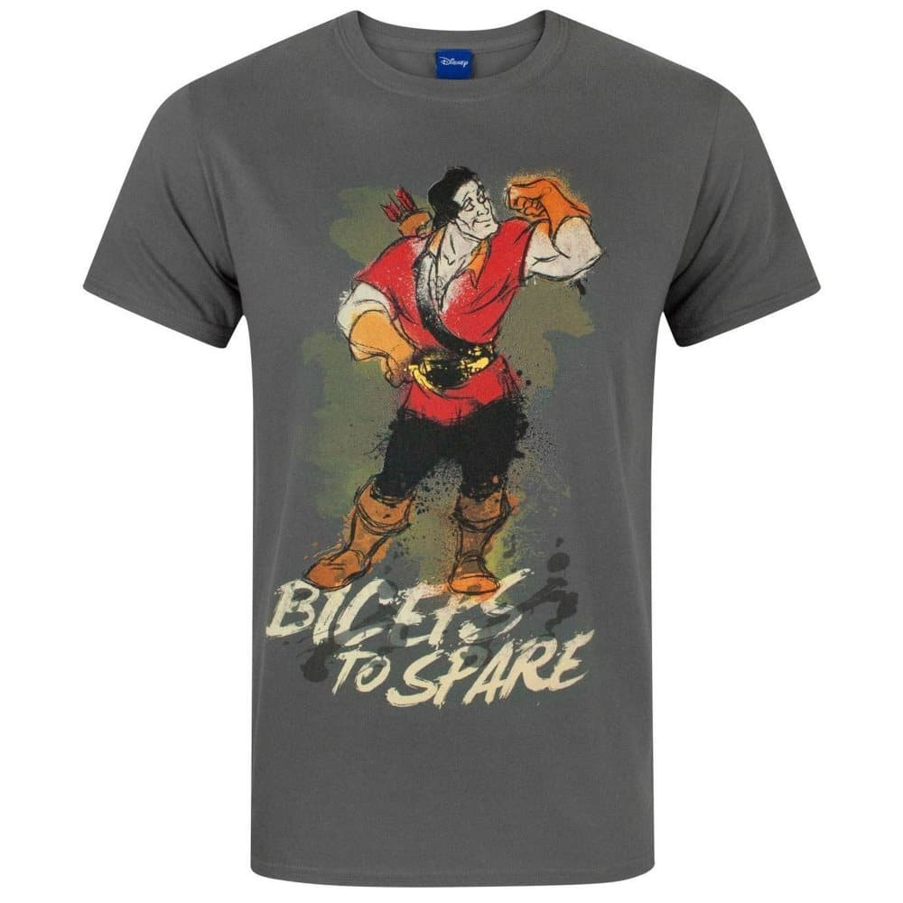 Disney Mens Skönheten och odjuret Gaston T-Shirt