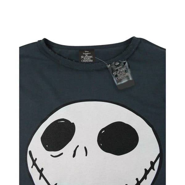 Nightmare Before Christmas Kvinnor/Damer Jack T-shirt med omvänd söm