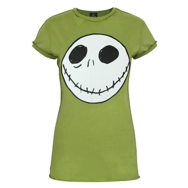 Nightmare Before Christmas Kvinnor/Damer Jack T-shirt med omvänd söm
