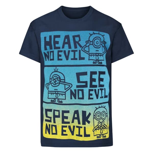 Minions Official Childrens/Kids No Evil T-Shirt
