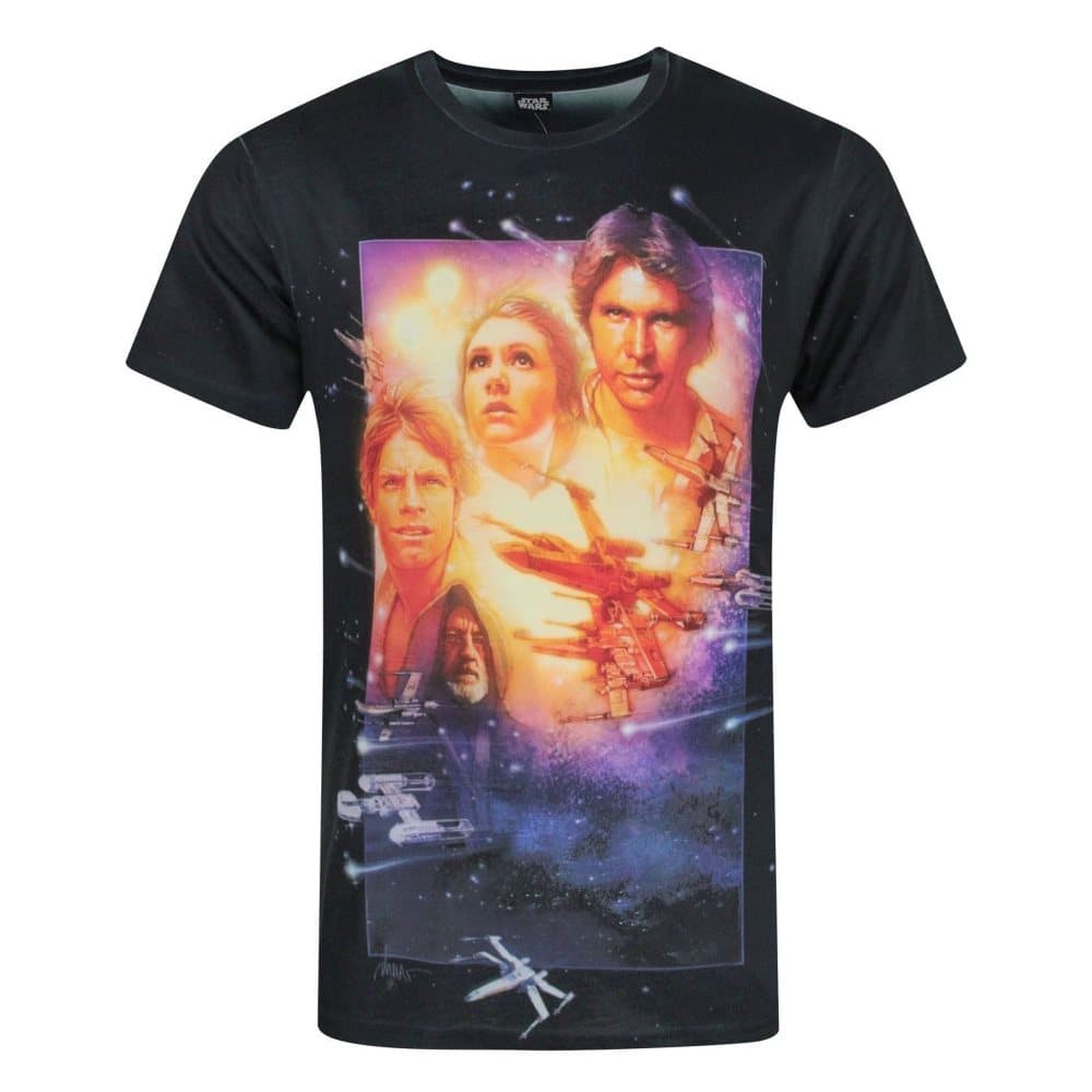 Star Wars Mens A New Hope Sublimation T-Shirt