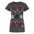 Pikkukuva 1 / 2: Star Wars Womens/Ladies Darth Vader Fair Isle Christmas T-Shirt