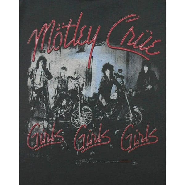 Amplified Official Mens Motley Crue Girls Girls Girls T-Shirt