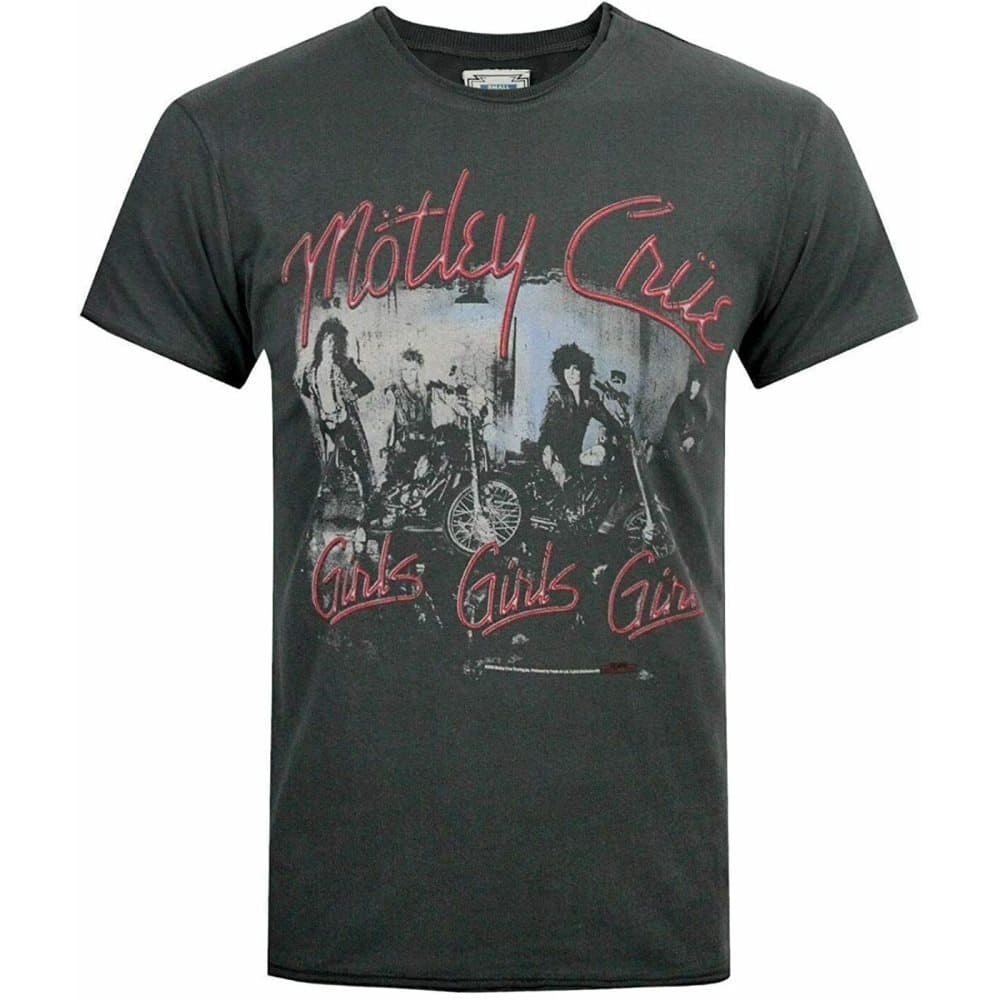 Amplified Officiell Mens Motley Crue Girls Girls Girls Girls T-Shirt