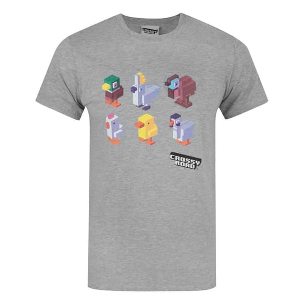 Crossy Road T-shirt med officielt karakterdesign til mænd