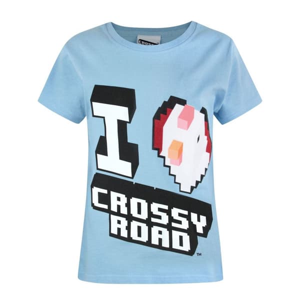 Crossy Road Barnflickor I Love Crossy Road T-Shirt