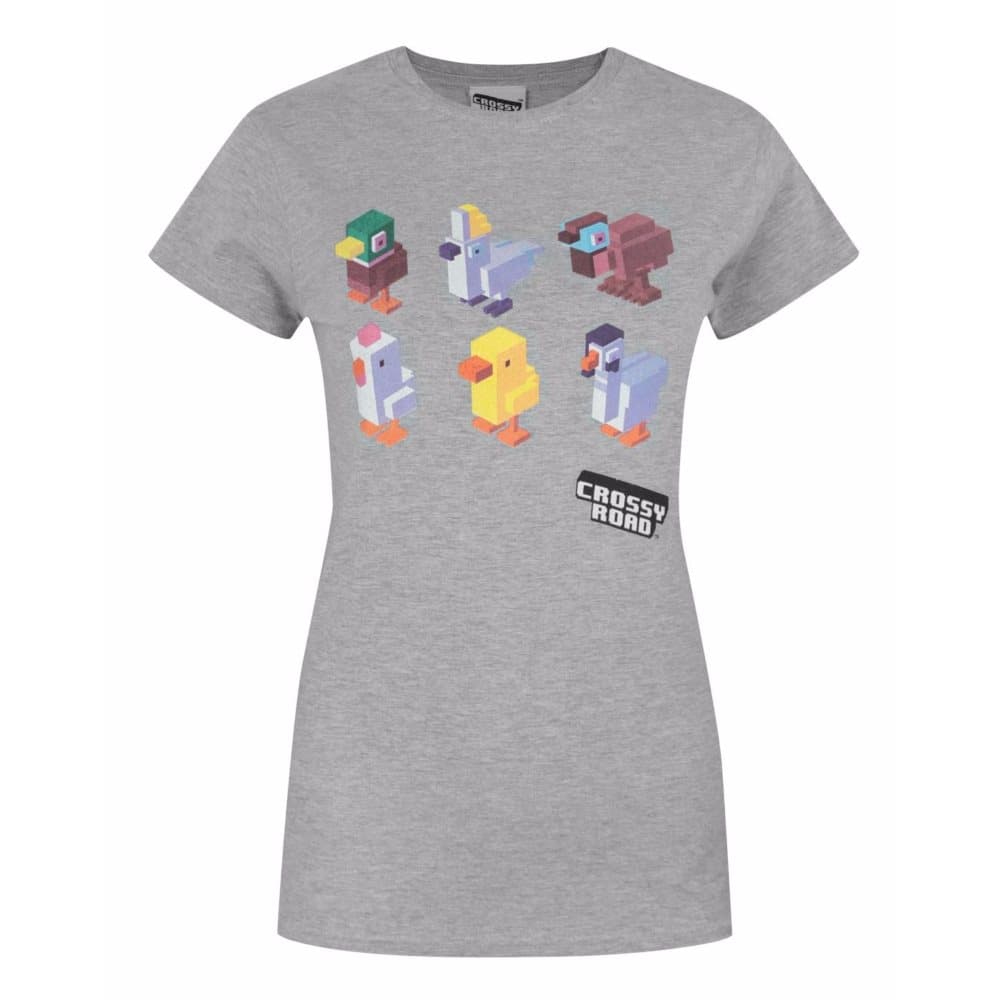 Crossy Road Womens/Ladies officiell karaktärsdesign T-shirt