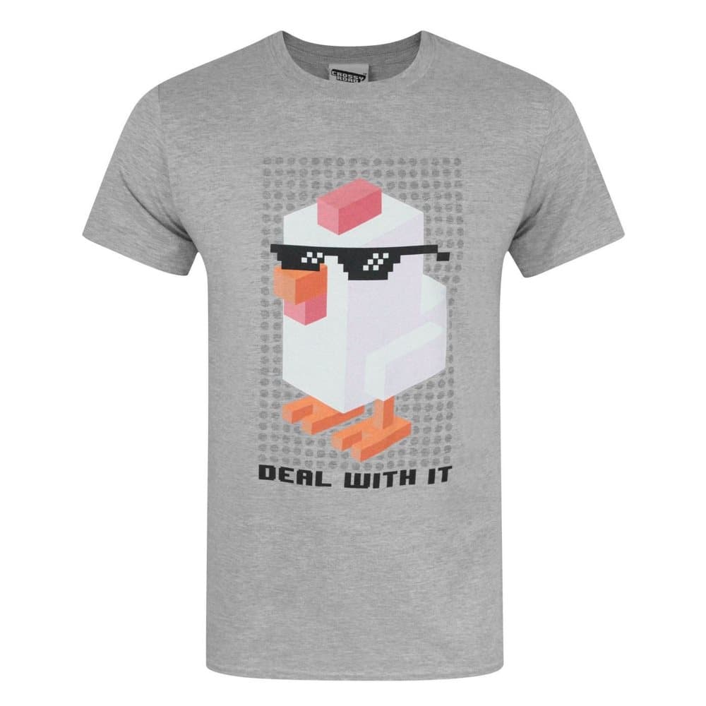 Crossy Road Mens Official Deal With It T-Shirt