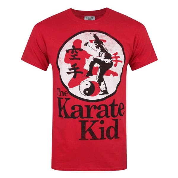 Karate Kid officiell Mens Crane Kick T-Shirt Red 2XL