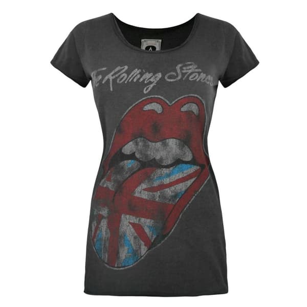 Amplified Dame/Damer The Rolling Stones UK Lick T-shirt