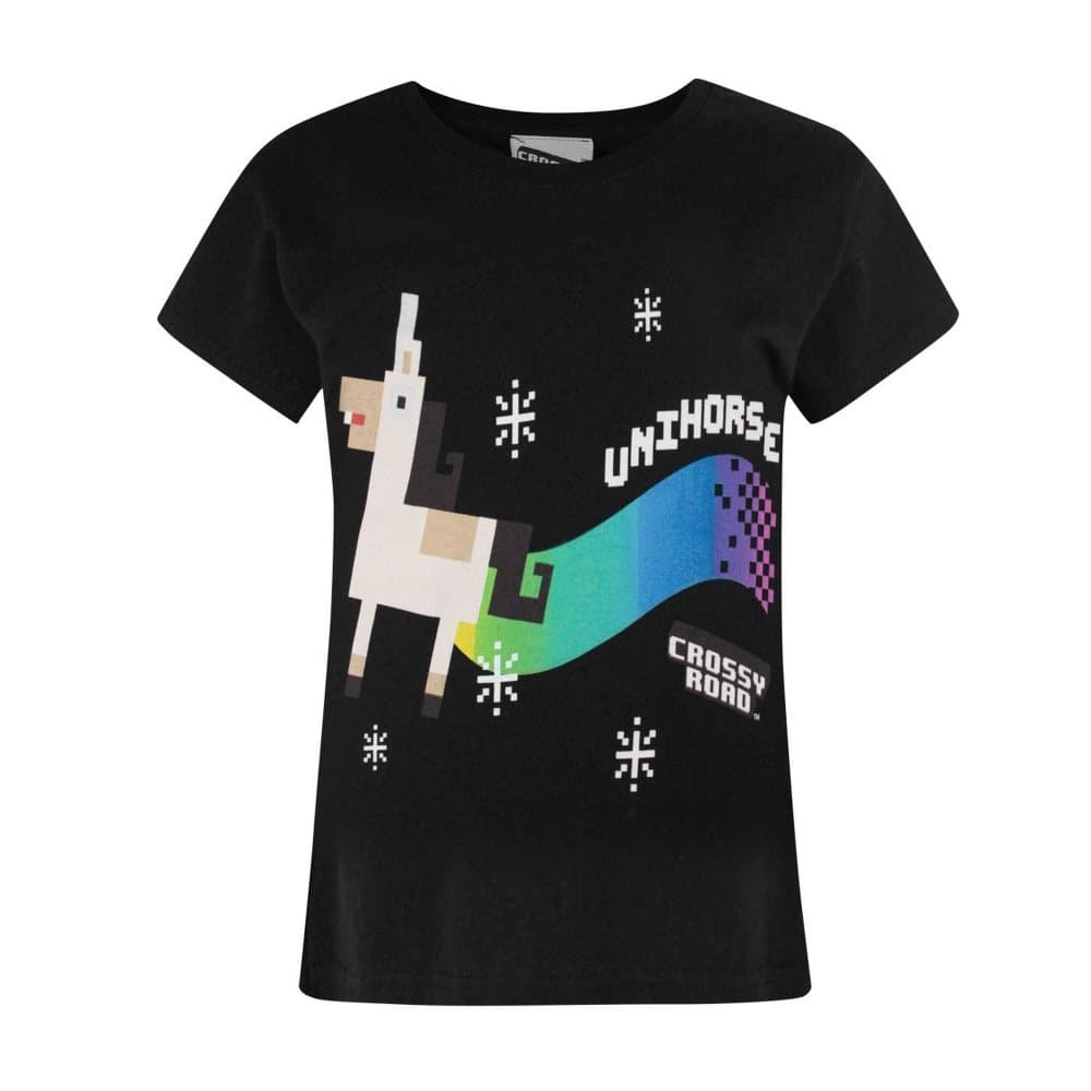 Crossy Road Childrens/Girls Official Unihorse kortärmad T-shirt för barn/flickor