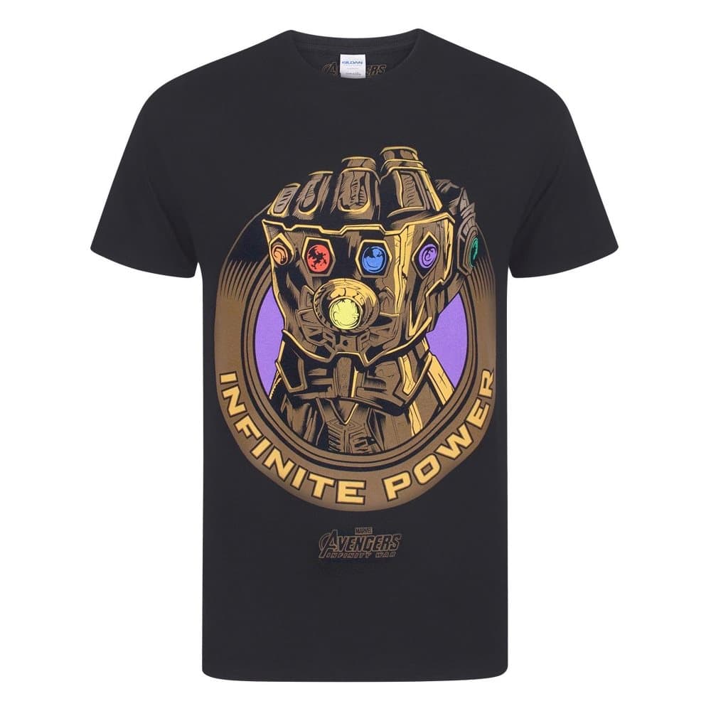 Marvel Avengers Infinity War Mens Thanos Infinity Gauntlet T-Shirt