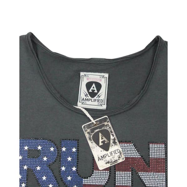 Amplified Kvinnor/Damer Run DMC USA Diamante T-Shirt