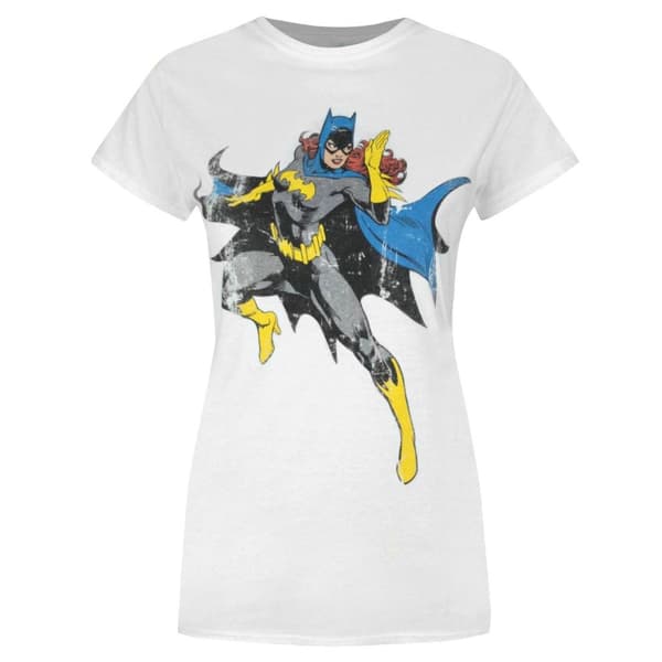 DC Comics Womens/Ladies Batgirl Distressed T-Shirt