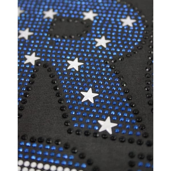 Amplified Kvinnor/Damer Run DMC USA Diamante Tank Top