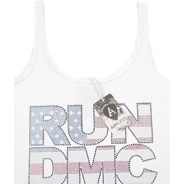 Amplified Kvinnor/Damer Run DMC USA Diamante Tank Top