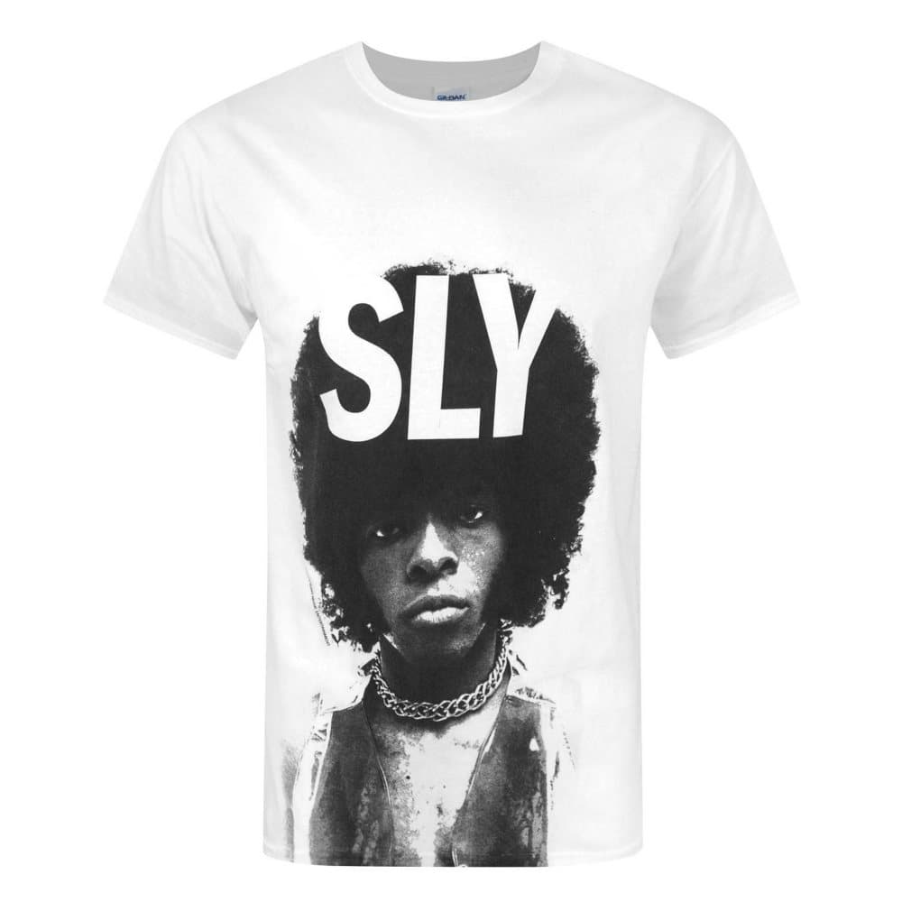 Sly Stone Porträtt T-Shirt för män