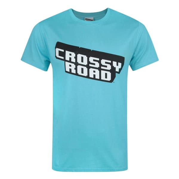 Crossy Road kortærmet T-shirt med officielt logo til mænd
