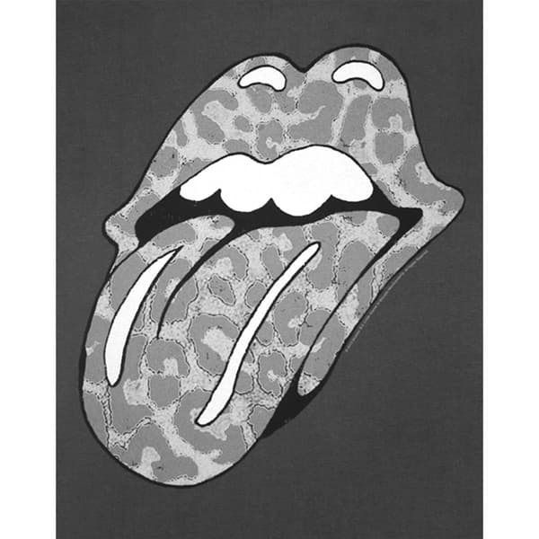 Amplified Kvinnor/Damer The Rolling Stones Leopard Lick T-Shirt