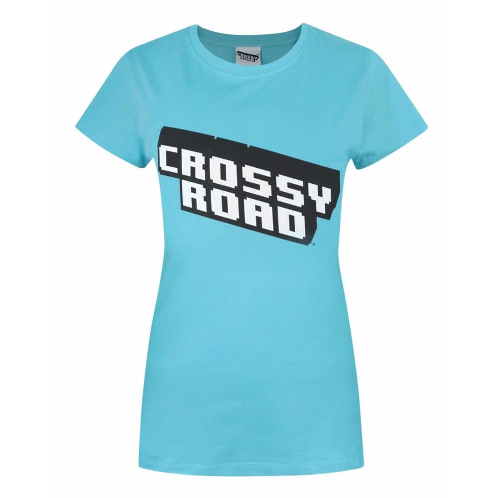 Crossy Road - Kvinnor/Damer med officiell logotypdesign - T-shirt