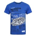 Miniatyrbilde 1 av 2: Star Wars Official Mens Haynes Millennium Falcon T-Shirt