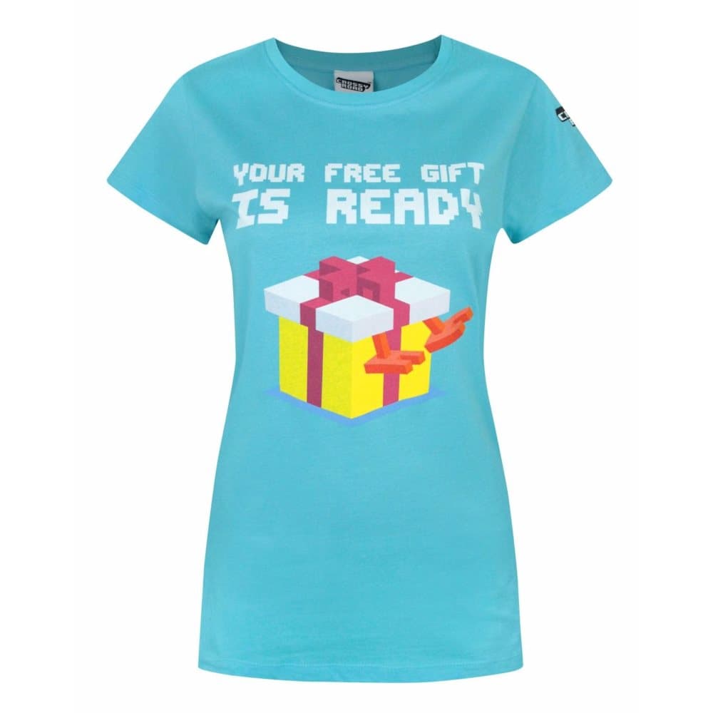 Crossy Road Womens/Ladies officiell gratis gåva Design T-Shirt