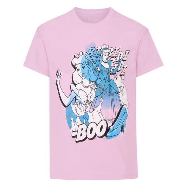 Disney Barnflickor Cinderella Bibbidi Bobbidi Boo T-Shirt Pink 3-4 Years