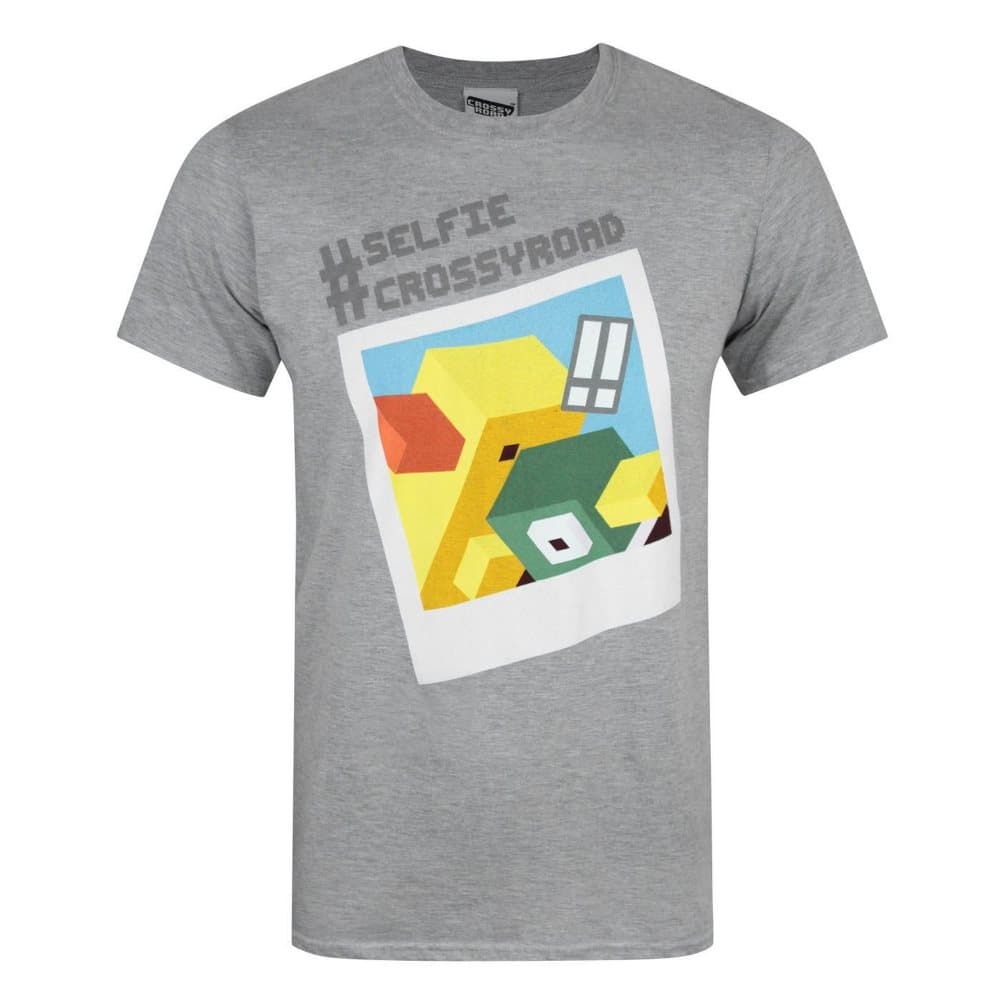 Crossy Road Mens Official Selfie kortärmad T-shirt för män