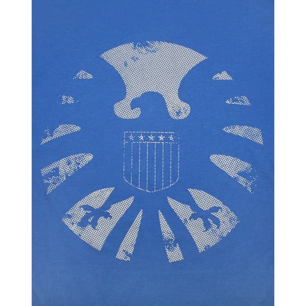 Marvel Officiel Avengers Avengers Distressed Shield T-shirt til mænd
