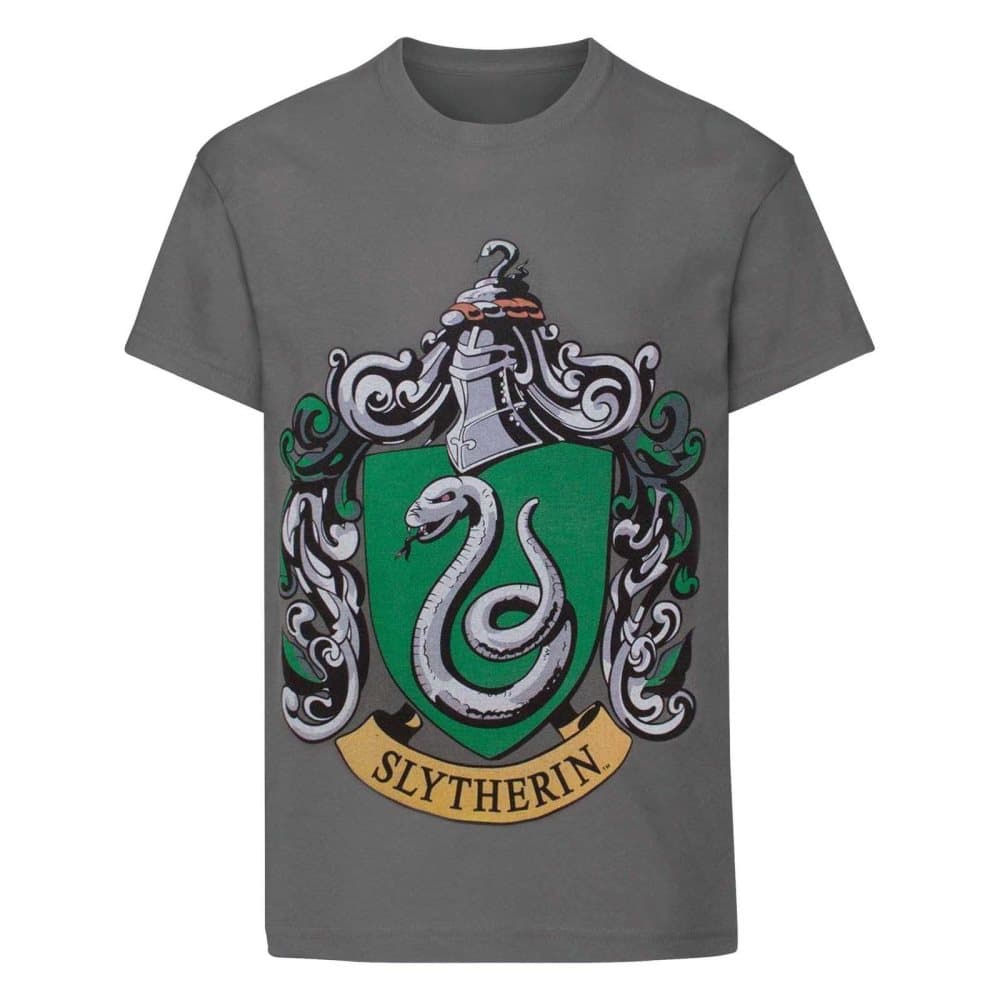 Harry Potter Officiell Slytherin Crest T-Shirt för pojkar