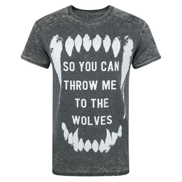 Bring Me The Horizon Mens Wolves Burn Out T-Shirt