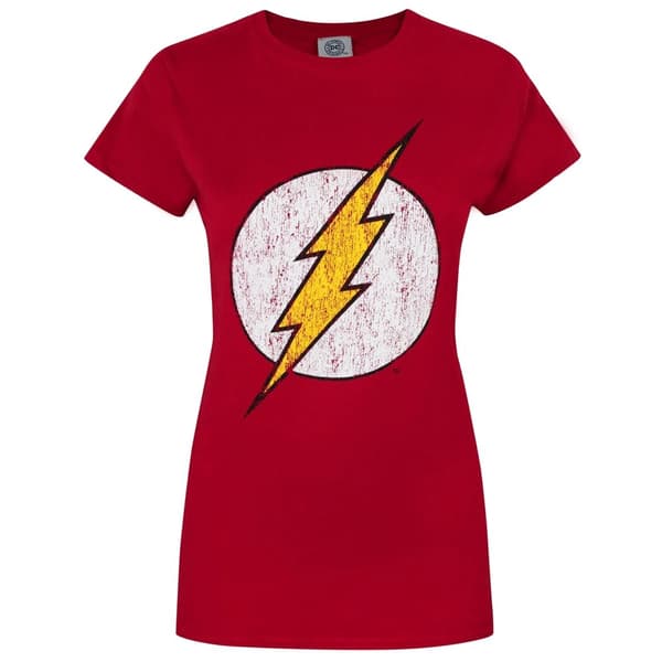 Flash T-shirt med nødlidende logo til kvinder/damer