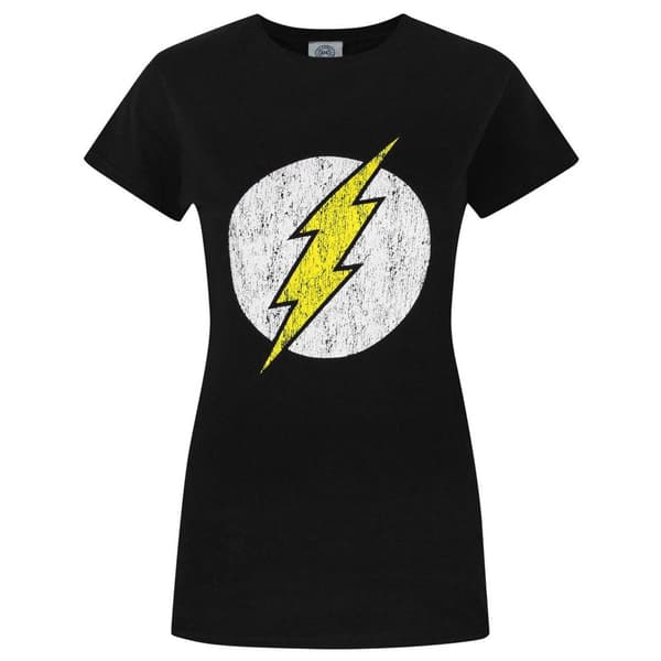Flash T-shirt med nødlidende logo til kvinder/damer